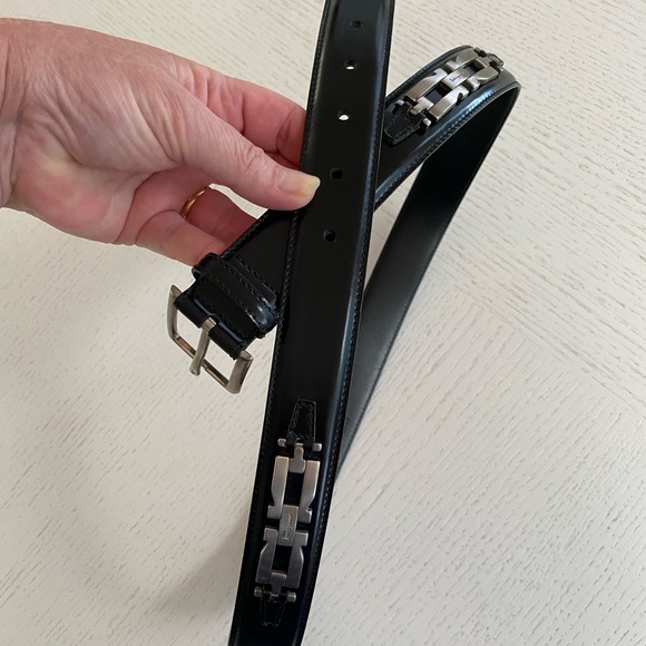 🌼 SALVATORE FERRAGAMO Vintage Leather Belt 🌼 - Picture 3 of 12